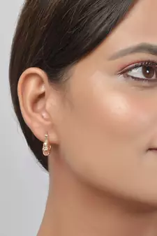Gold earrings