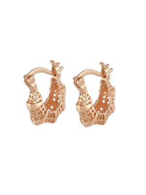 Gold earrings 3