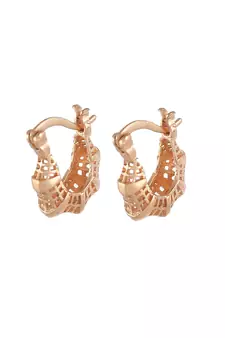 Gold earrings