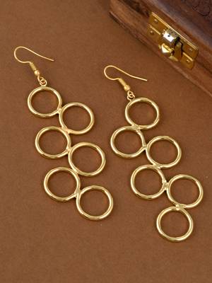 Gold earrings 1