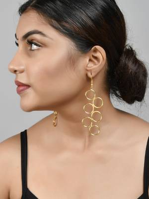 Gold earrings 2