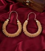 Gold earrings