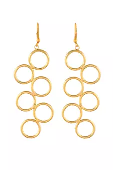 Gold earrings