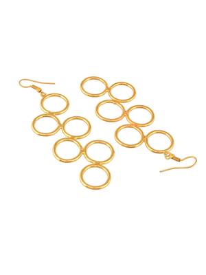 Gold earrings 4