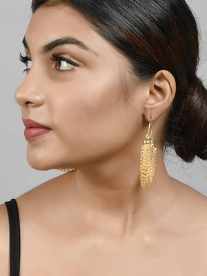 Gold earrings 2