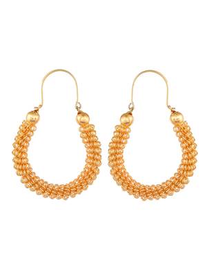 Gold earrings 3