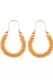 Gold earrings