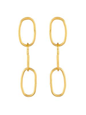 Gold earrings 3