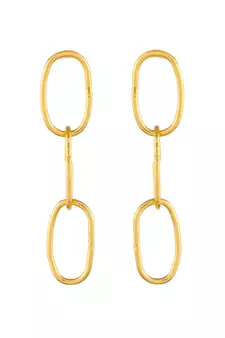 Gold earrings
