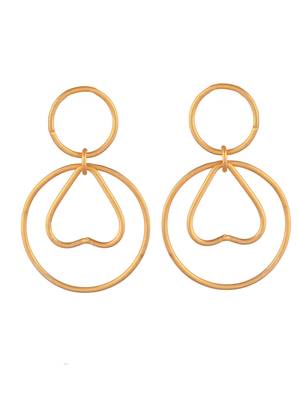 Gold earrings 3