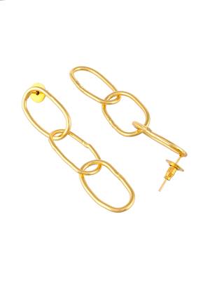 Gold earrings 4