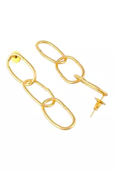 Gold earrings