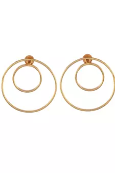 Gold earrings