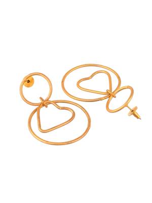 Gold earrings 4