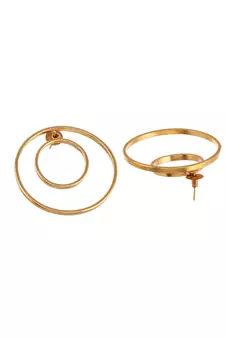 Gold earrings