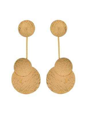 Gold earrings 3