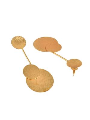 Gold earrings 4