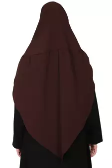 Nazneen Frill around shoulder, Triangle instant ready to wear tie at back Trendy Hijab
