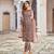 Salwar Kameez Net Beige