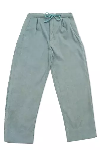 Green Cotton Baggy  Pants