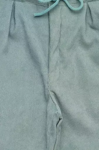 Green Cotton Baggy  Pants