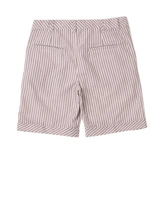 white COTTON PREPPY BOARD SHORTS 4