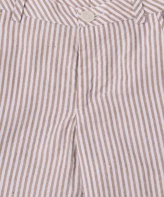 white COTTON PREPPY BOARD SHORTS 5