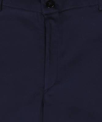 Blue cotton silk plain MIDNIGHT BLUE PANT 3