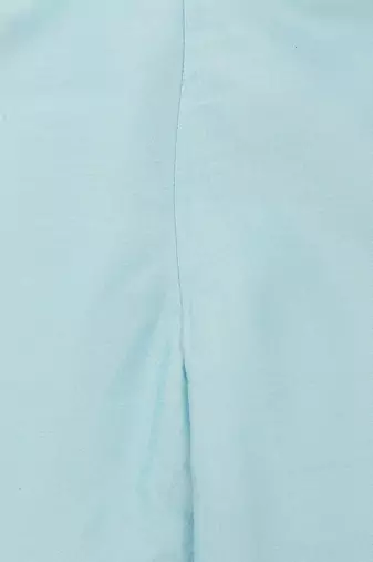 Blue cotton silk plain PALE BLUE PLAZZO PANT