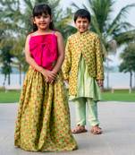 Pink Chanderi plain BOW-TIE TOP