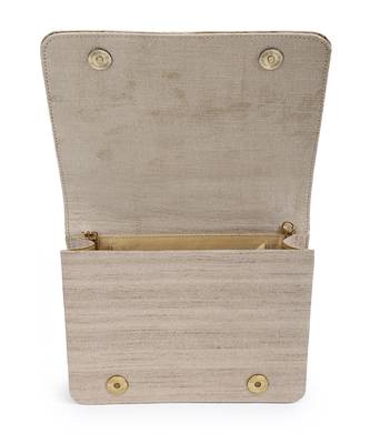 Sequin toucan gold clutch 5