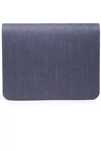 Sequin Toucan grey clutch