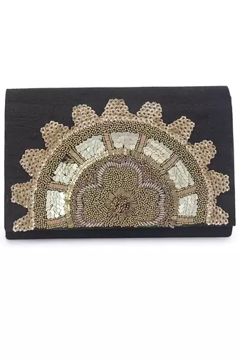 Shades of gold clutch