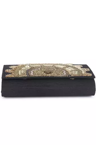 Shades of gold clutch