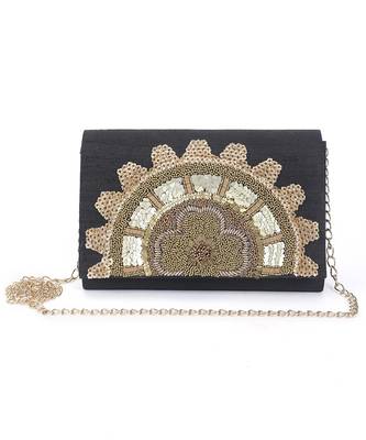 Shades of gold clutch 1