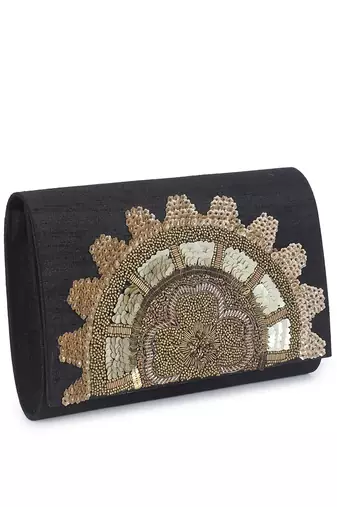 Shades of gold clutch