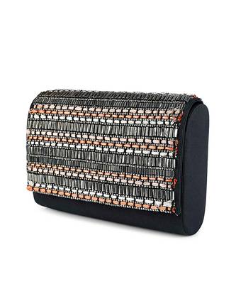 Silver sheen clutch 2