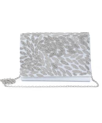 Silver sizzle clutch 1