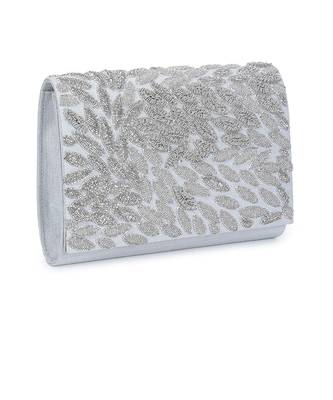 Silver sizzle clutch 3