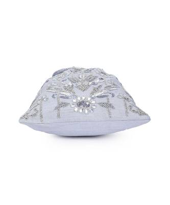 Silver Zardosi potli 4