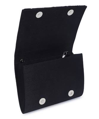Sparkling black clutch 6