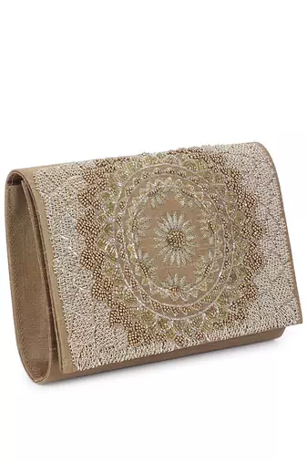 Sun gold clutch