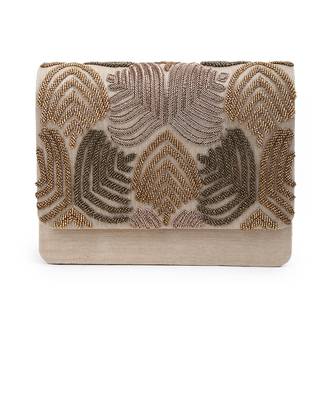 Unique design gold clutch 2