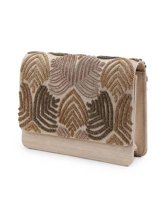 Unique design gold clutch 3