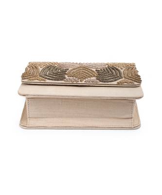 Unique design gold clutch 4