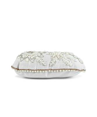White pearly potli bag 3