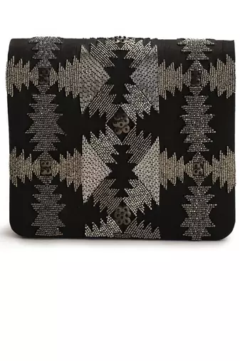 ZigZag black clutch