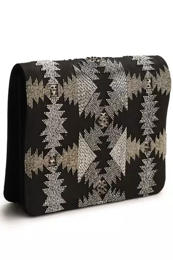 ZigZag black clutch