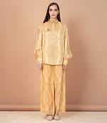 Gold Shirt And Pants Set