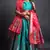 Green woven silk semi stitched lehenga